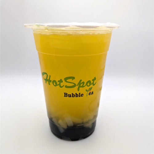 Mango Juice with tapioca and coconut jelly